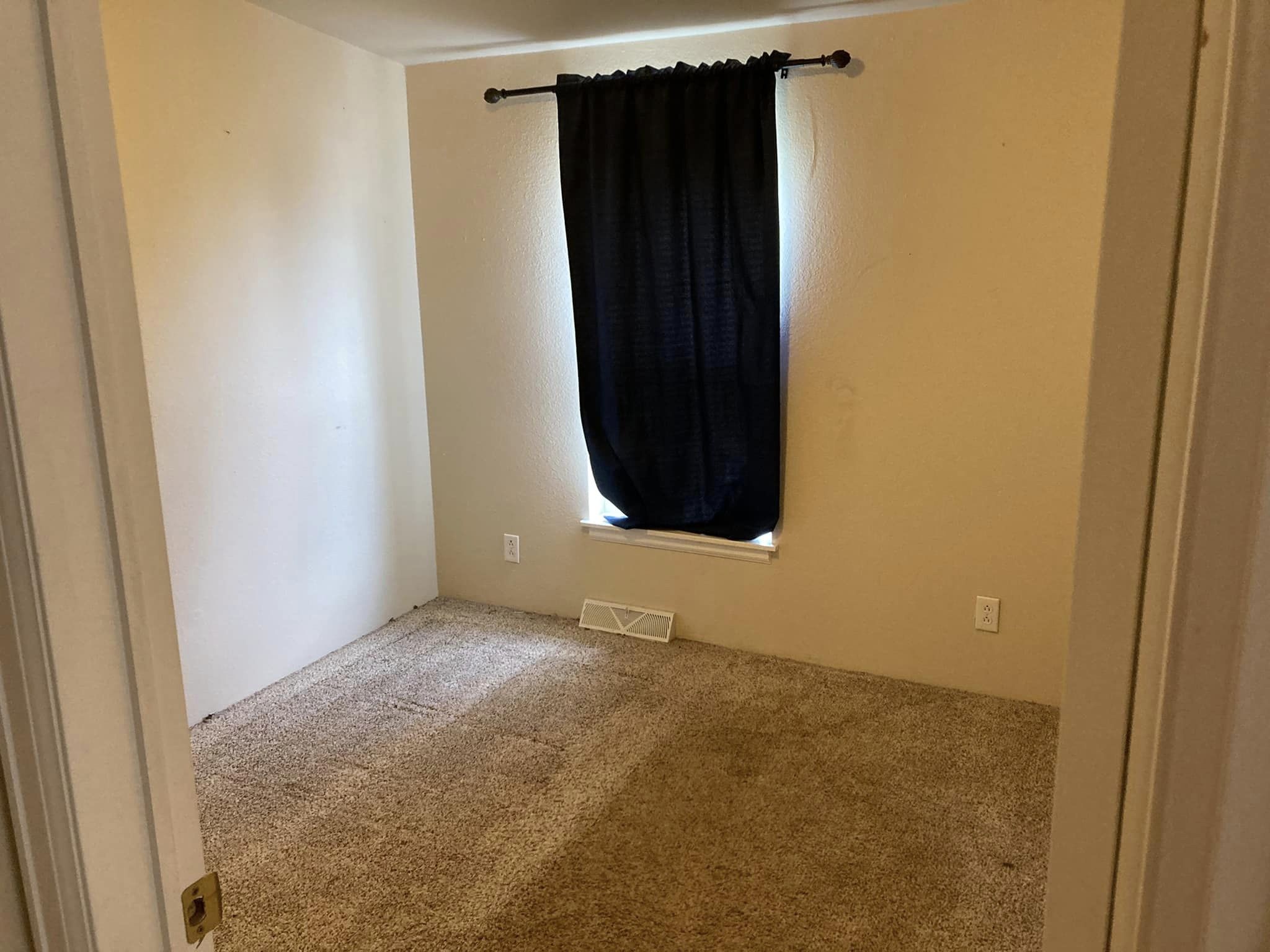 Interior cleared of junk after service