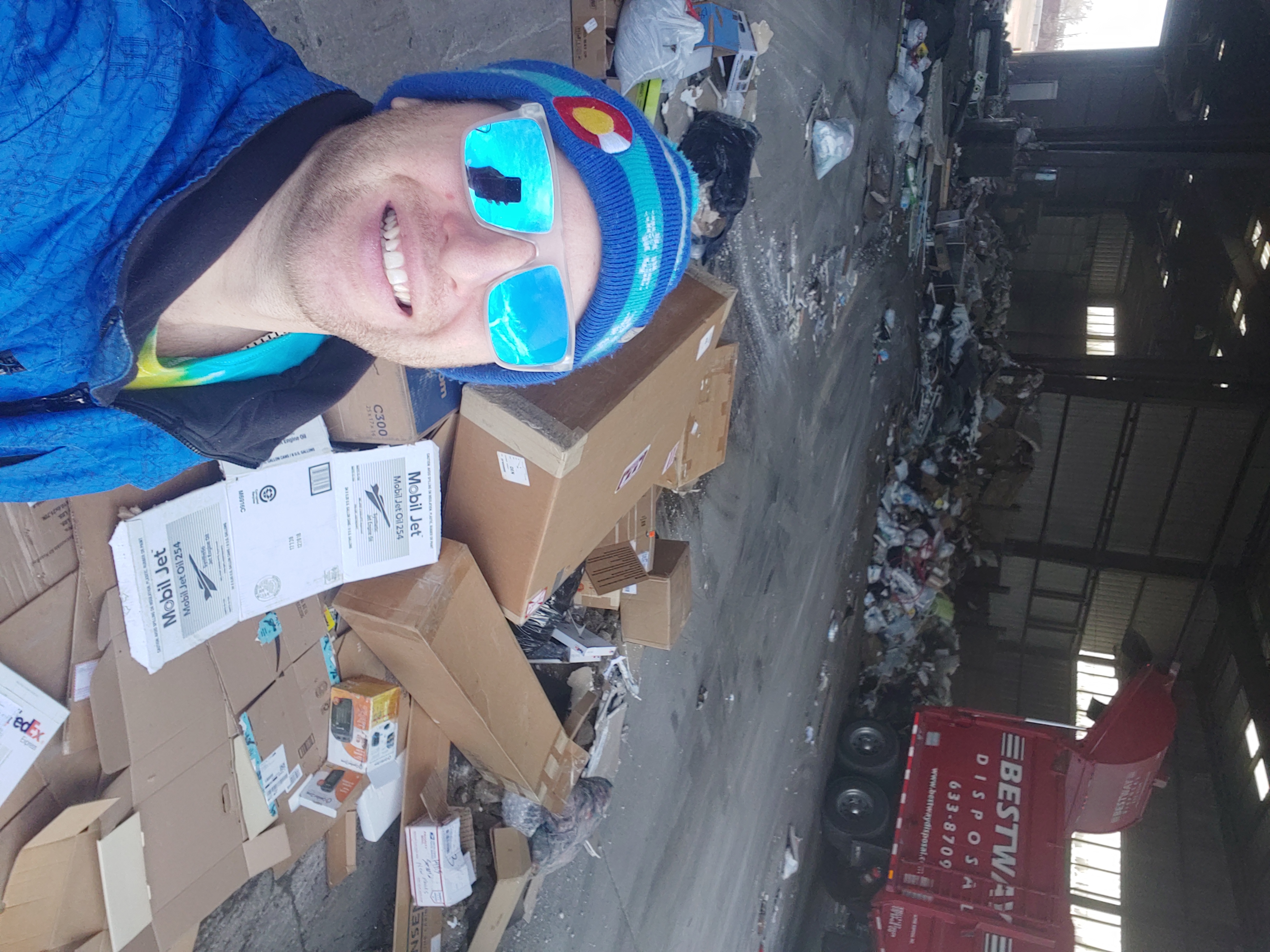 Hauling debris in Colorado Springs at a local facility